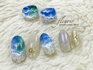 ネイル フルリール 【プライベートサロンのネイルデザイン