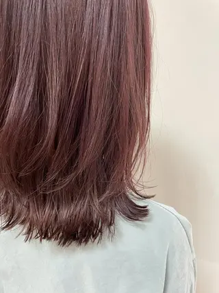 ミディアム カラー ヘアアレンジ 【Sweep】おじま のぞみのヘアスタイル