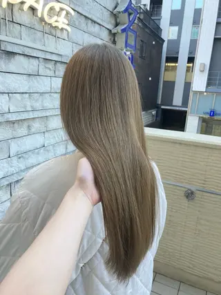 ロング カラー ピンクカラー🎀 米津 美佑のヘアスタイル