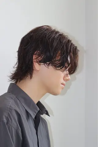 ショート カラー メンズ 中谷 あずみのヘアスタイル