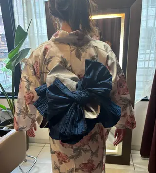 暖色カラー❤️横浜 エクステらん🦖のヘアスタイル