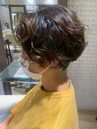 パーマ メンズ ZELE 南浦和所属・清水 愛歌のヘアスタイル