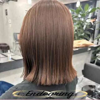 ミディアム Endearing 銀座/レイヤーカットのヘアスタイル