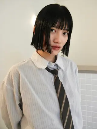 ショート カラー デザイン/レイヤー Kaito🐩/栄のヘアスタイル