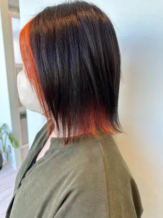 ミディアム カラー 🍏👑針生 愛佳👑🍏のヘアスタイル