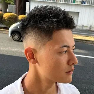 ショート メンズ 立川/メンズパーマ 厚進太郎のヘアスタイル