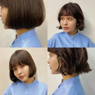 パーマ ボブ/ミディアム 親しみやすさ/さくらのヘアスタイル