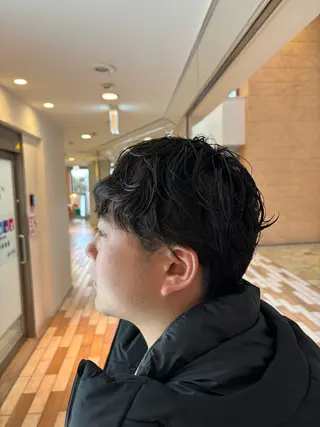 パーマ メンズ 🌼丸みボブ🌼 ショート　柏木結太のヘアスタイル