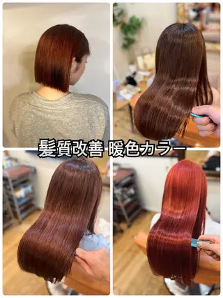 ロング ⚪️髪質改善 縮毛 店長 コウ⚪️のヘアスタイル