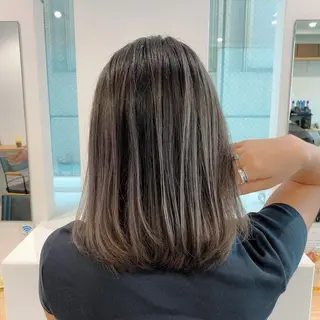 ミディアム カラー JILBLAN京都 ショート/ハイライトのヘアスタイル