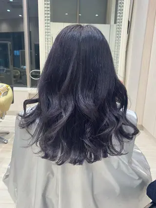 ロング 松尾 怜奈のヘアスタイル