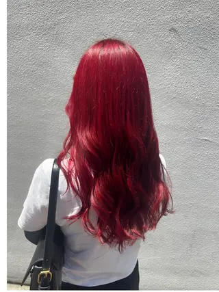 ロング カラー 透明感/血色カラー/ 似合せレイヤー/ゆいのヘアスタイル