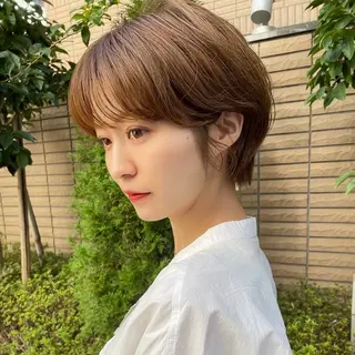 ショート カラー APPiiS所属・オノデラ ハヅキのヘアスタイル