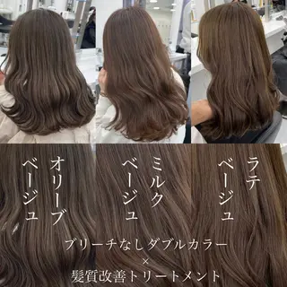 カラー ミルクティー・透明感 🏹REN🏹のヘアスタイル
