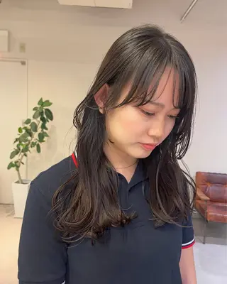 セミロング YUI🍊 ボブ/メンズパーマのヘアスタイル