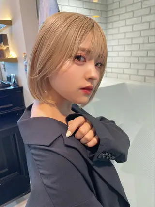 ミディアム カラー 外国人風ヘア スペシャリスト★高沼のヘアスタイル