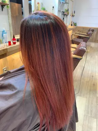 ロング カラー 船津武俊 フナツタケトシのヘアスタイル