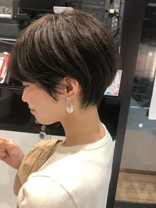 ショート カラー メンズヘア特化 崎田 成人のヘアスタイル