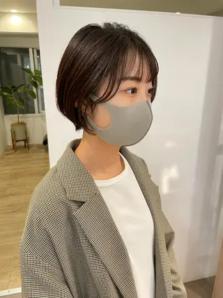 ショート 大迫 江梨のヘアスタイル