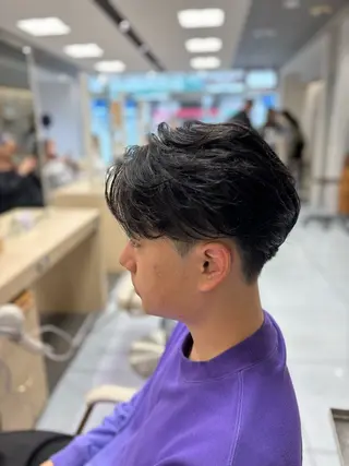 ショート パーマ メンズ メンズ特化韓国風 パーマスタイル/りんのヘアスタイル