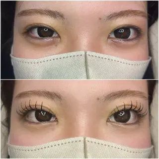 マツエク・マツパ aime 木下　真木のマツエク・マツパデザイン