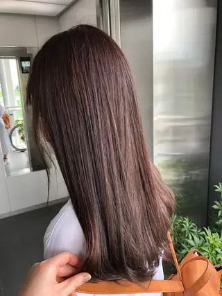 ロング the OSCAR所属・韓国ヘアスタイリスト Harukaのヘアスタイル