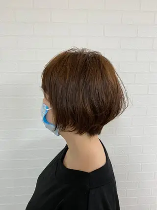 ショート カラー パーマ 🎁無料カットカラー 📷撮影モデル募集✨のヘアスタイル