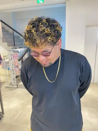 パーマ メンズ 新宿【メンズパーマ】 塩澤太一のヘアスタイル