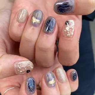 ネイル 草加ニュアンスネイル 🌚hersのネイルデザイン