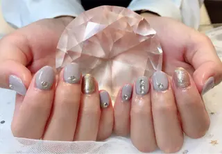 カラー ネイル Q Free nailsのネイルデザイン