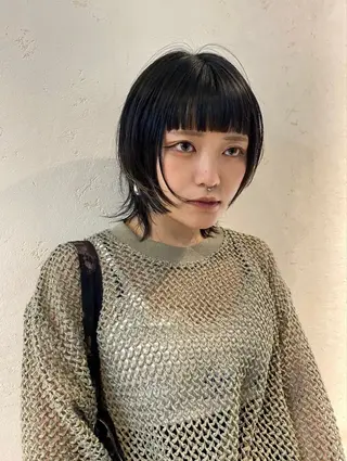 ミディアム カラー 安部佑哉/ハイトーン /レイヤー/グランジのヘアスタイル