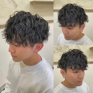 パーマ メンズ 年間2000名担当◎ パーマ職人/仲原佑樹のヘアスタイル