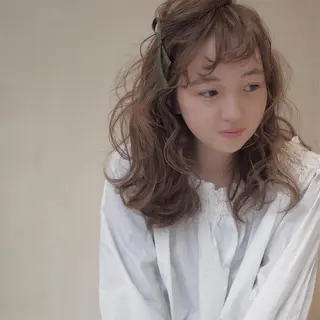セミロング ヘアアレンジ 似合わせカット🌿 前川のヘアスタイル