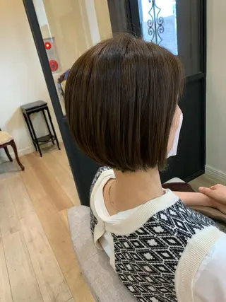 ショート カラー 艶髪レイヤー上田 紗也🇰🇷💗のヘアスタイル