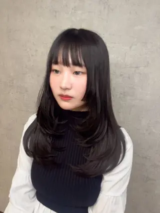 ロング KAEDE🎀 ジャニオタ美容師のヘアスタイル
