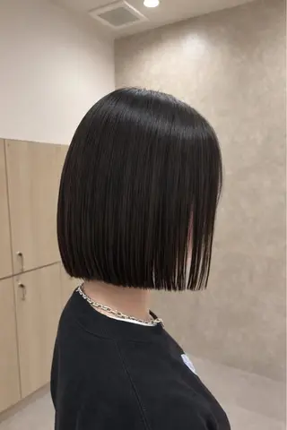 ショート ボブ/顔周りレイヤー 🎀momoka🎀のヘアスタイル