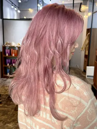 ロング カラー 透明感カラー/パーマ 🌀アオノのヘアスタイル