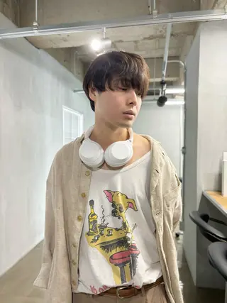 ショート パーマ メンズ メンズ/ダブルカラー /パーマ/来栖慧💈のヘアスタイル