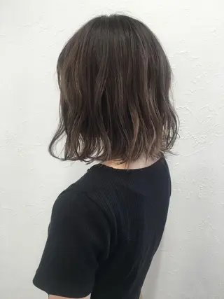 ミディアム カラー 2nd所属・🤍2nd🤍田所 美希のヘアスタイル