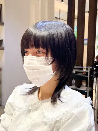 ミディアム FERiCIA所属・ウルフカット/ 今川尚睦のヘアスタイル