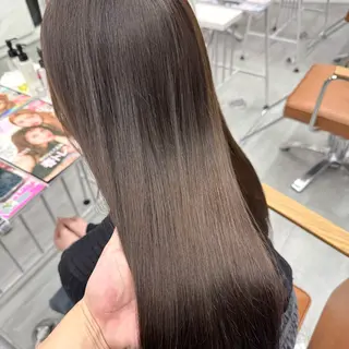 ロング カラー ヘアアレンジ ブリーチなしカラー /新百合ヶ丘/安形翔のヘアスタイル