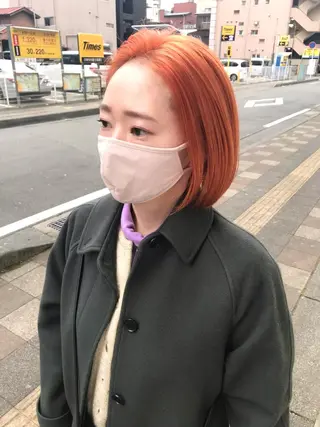 ミディアム stylist 大須賀 裕矢のヘアスタイル
