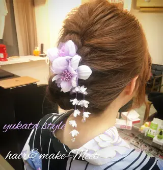 ヘアアレンジ hair&make Meet所属・藤原 宏文のヘアスタイル