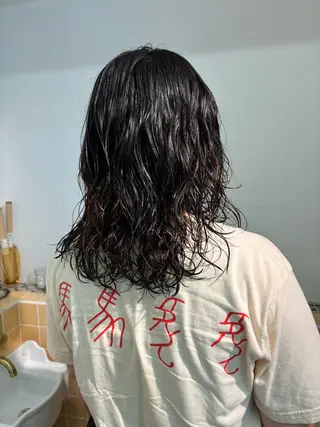 ミディアム パーマ sakura🌸 レイヤー/韓国ヘアのヘアスタイル