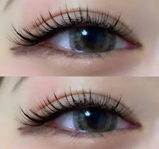 マツエク・マツパ eve🐰束間まつ毛 /透明感カラーのヘアスタイル