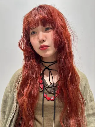 カラー 個性派ネイル シノのネイルデザイン