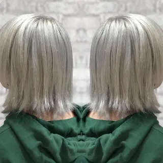 ミディアム カラー EARTH 越谷店のヘアスタイル