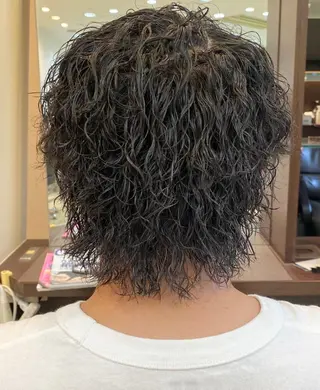 パーマ メンズ 年間2000名担当◎ パーマ職人/仲原佑樹のヘアスタイル