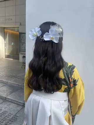 ヘアアレンジ COQOO ORGANIC所属・三宅 瑠偉のヘアスタイル