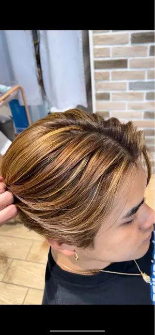 カラー メンズ ETOWA shinjuku所属・小顔似合わせ提案/ レイヤー/川澄かずまのヘアスタイル